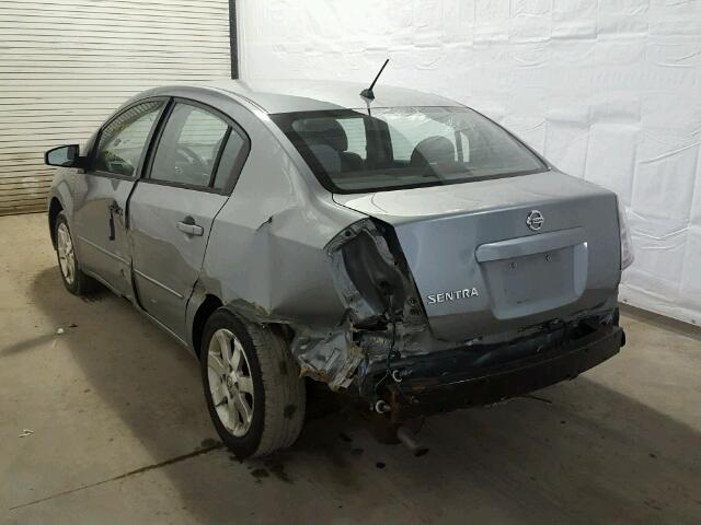 3N1AB61E88L622794 - 2008 NISSAN SENTRA 2.0 GRAY photo 3