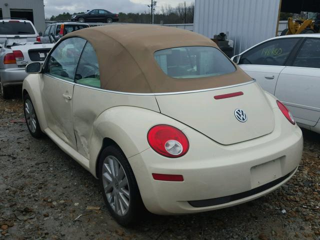 3VWRF31Y69M405671 - 2009 VOLKSWAGEN NEW BEETLE Bej foto 3