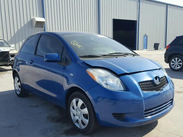 JTDJT923085159798 - 2008 TOYOTA YARIS BLUE photo 1