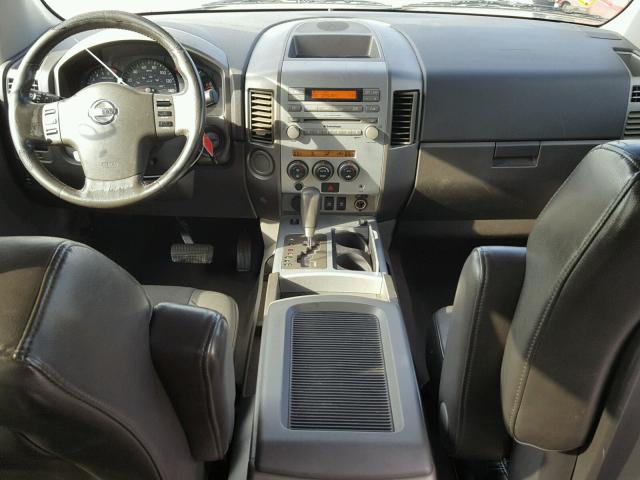 1N6BA07A06N547377 - 2006 NISSAN TITAN XE SILVER photo 9