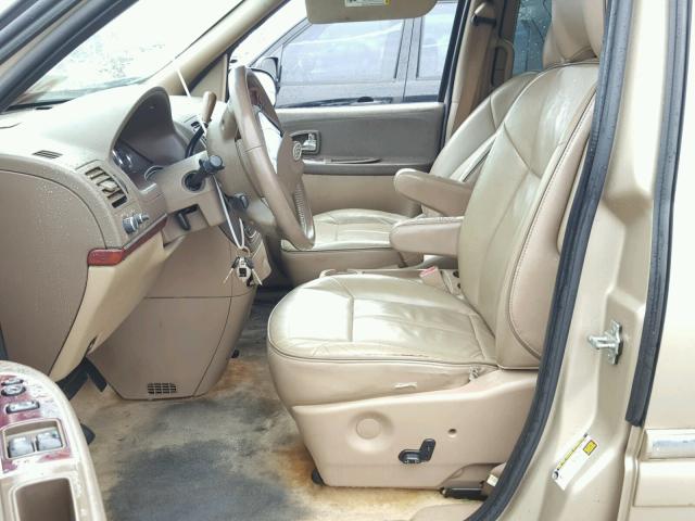 5GADV33L25D208974 - 2005 BUICK TERRAZA CX GOLD photo 5