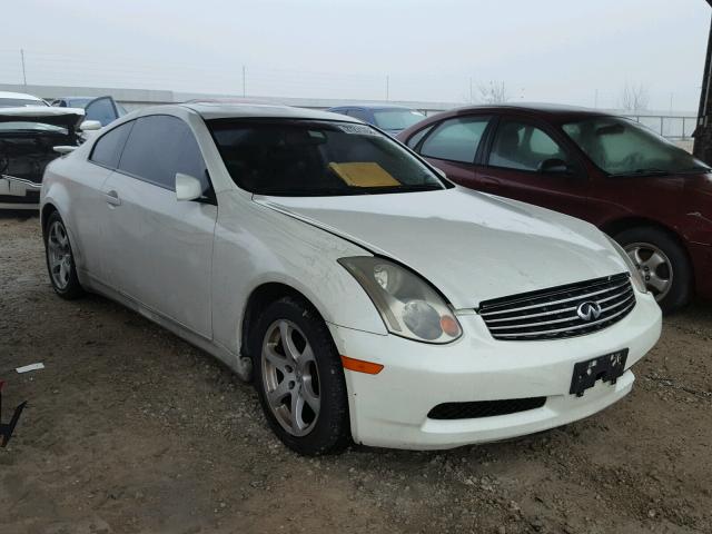 JNKCV54E43M204605 - 2003 INFINITI G35 WHITE photo 1