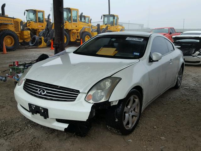 JNKCV54E43M204605 - 2003 INFINITI G35 WHITE photo 2