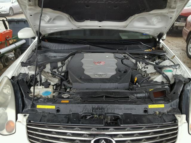 JNKCV54E43M204605 - 2003 INFINITI G35 WHITE photo 7