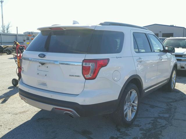 1FM5K7D82GGD27490 - 2016 FORD EXPLORER X WHITE photo 4