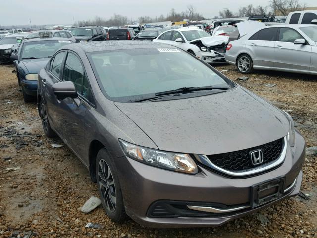 19XFB2F84FE013301 - 2015 HONDA CIVIC EX ნაცრისფერი ფოტო 1