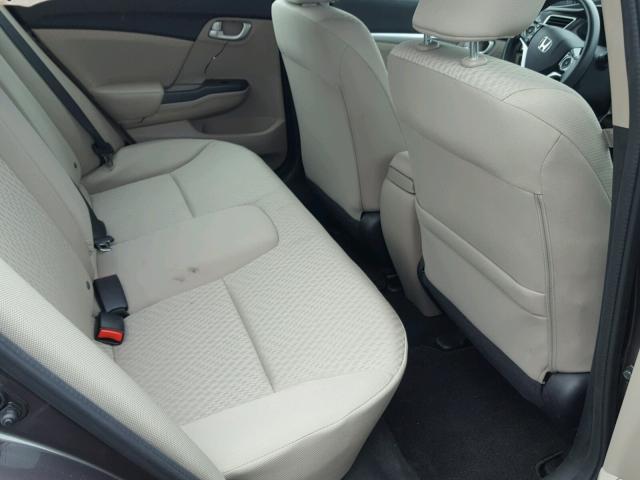 19XFB2F84FE013301 - 2015 HONDA CIVIC EX ნაცრისფერი ფოტო 6