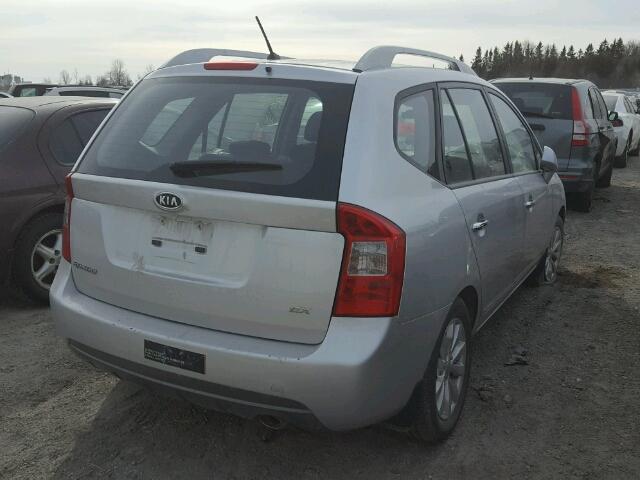 KNAHH8A83B7365035 - 2011 KIA RONDO SILVER photo 4