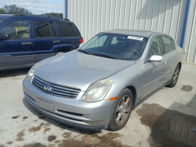 JNKCV51E73M312799 - 2003 INFINITI G35 SILVER photo 2