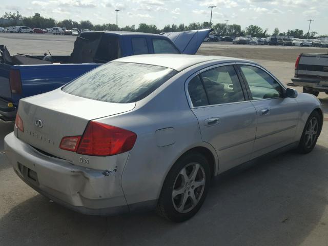 JNKCV51E73M312799 - 2003 INFINITI G35 SILVER photo 4