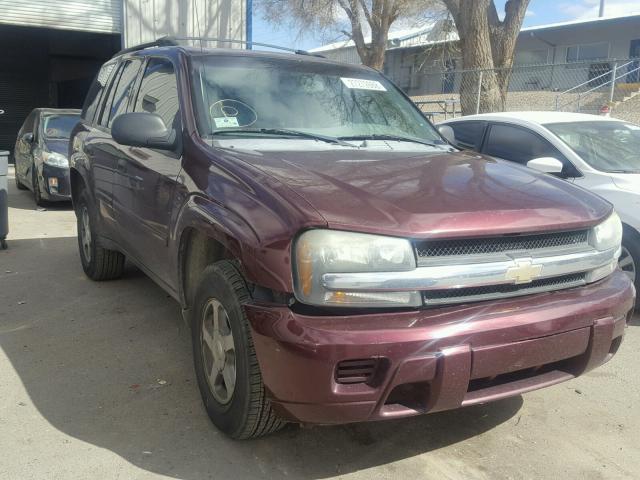 1GNDT13S462157921 - 2006 CHEVROLET TRAILBLAZE MAROON photo 1