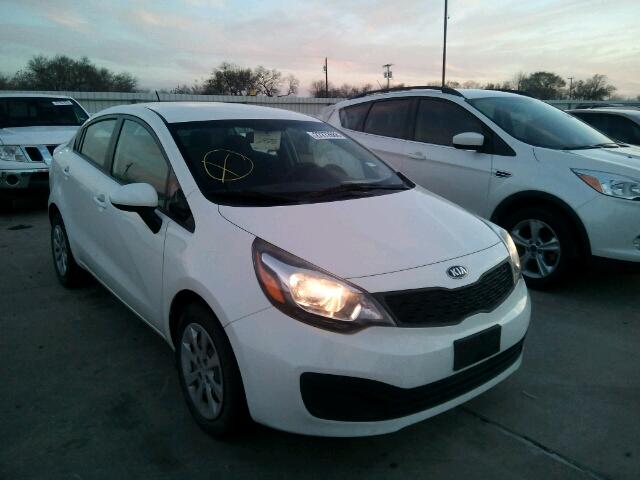 KNADM4A30D6158831 - 2013 KIA RIO LX Սպիտակ լուսանկար 1