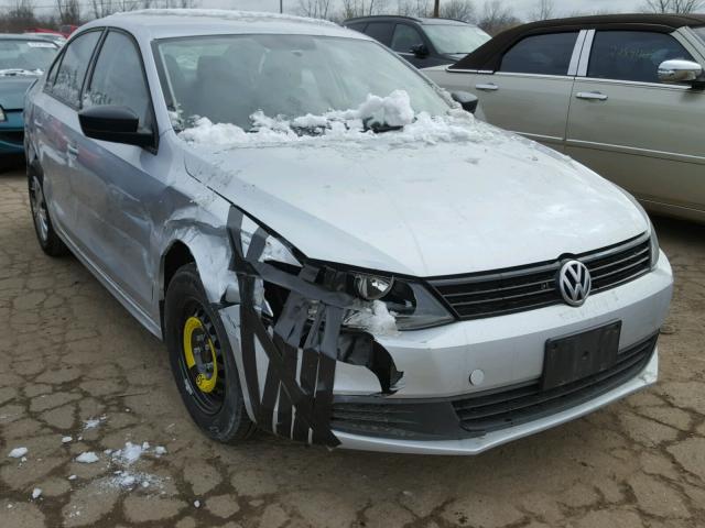 3VW2K7AJ0DM268646 - 2013 VOLKSWAGEN JETTA BASE ვერცხლისფერი ფოტო 1
