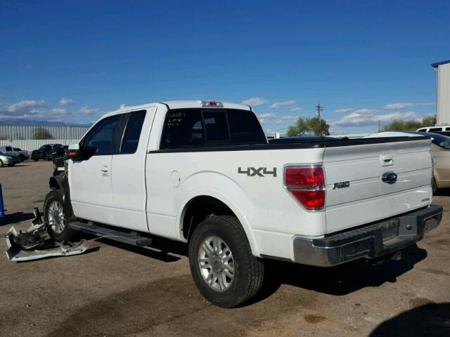 1FTFX1EF2BFC59534 - 2011 FORD F150 SUPER WHITE photo 3