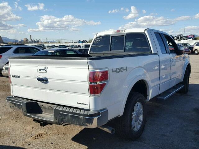 1FTFX1EF2BFC59534 - 2011 FORD F150 SUPER WHITE photo 4