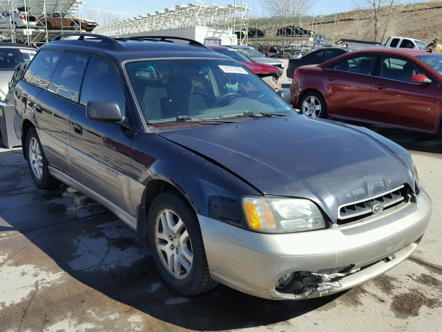 4S3BH675127613700 - 2002 SUBARU LEGACY OUT BLUE photo 1