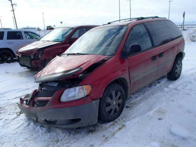 1B8GP25R71B130453 - 2001 DODGE CARAVAN SE RED photo 2