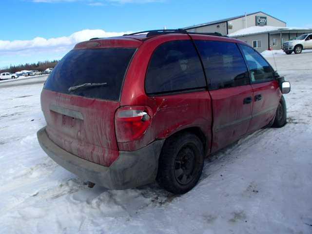 1B8GP25R71B130453 - 2001 DODGE CARAVAN SE RED photo 4