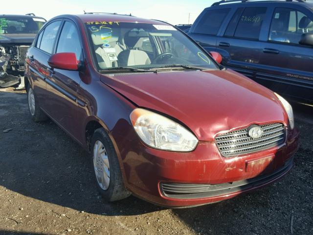 KMHCN46C48U219955 - 2008 HYUNDAI ACCENT GLS BURGUNDY photo 1