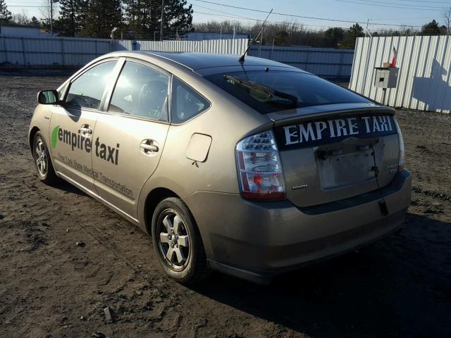 JTDKB20U467520025 - 2006 TOYOTA PRIUS TAN photo 3