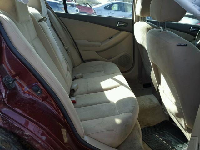 1N4AL2AP0AC150490 - 2010 NISSAN ALTIMA BAS MAROON photo 6