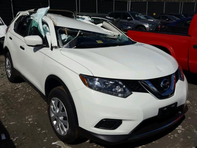 5N1AT2MVXGC869724 - 2016 NISSAN ROGUE S WHITE photo 1