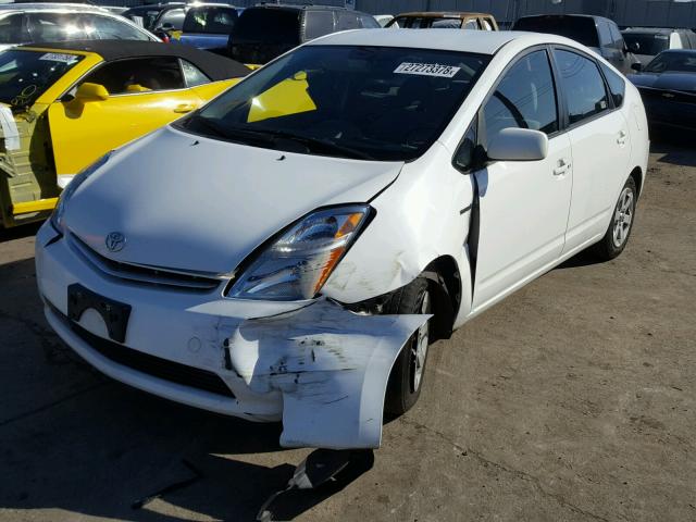 JTDKB20U887759371 - 2008 TOYOTA PRIUS WHITE photo 2