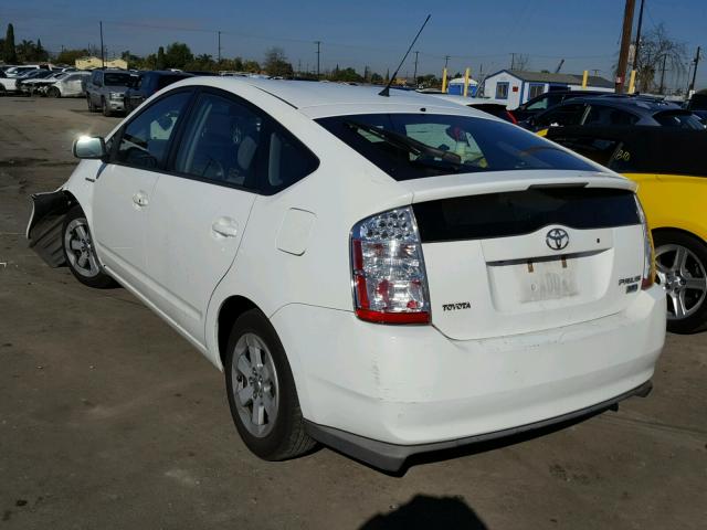 JTDKB20U887759371 - 2008 TOYOTA PRIUS WHITE photo 3