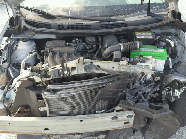 3N1CN7AP4EL841657 - 2014 NISSAN VERSA S SILVER photo 7