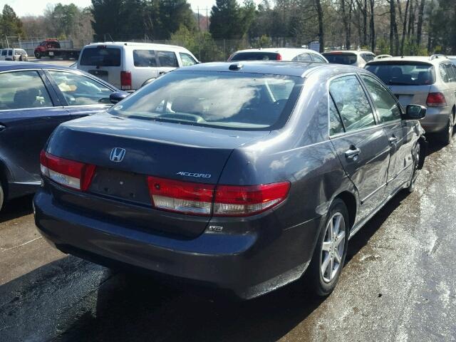 1HGCM66524A098117 - 2004 HONDA ACCORD EX GRAY photo 4