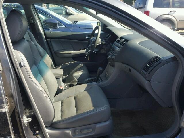 1HGCM66524A098117 - 2004 HONDA ACCORD EX GRAY photo 5