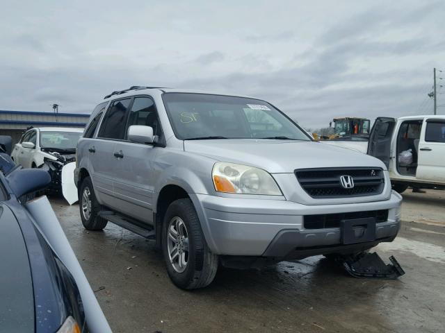 2HKYF18514H528940 - 2004 HONDA PILOT EXL SILVER photo 1