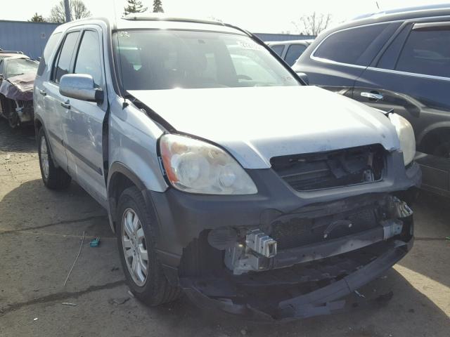 SHSRD78855U326294 - 2005 HONDA CR-V EX SILVER photo 1