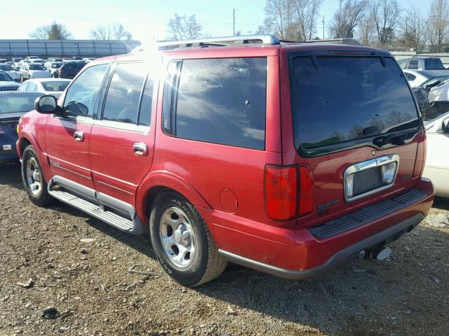 5LMPU28A4XLJ36600 - 1999 LINCOLN NAVIGATOR RED photo 3