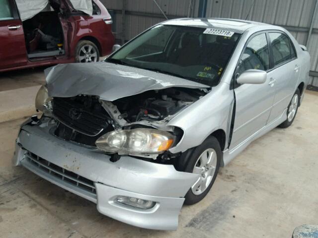 1NXBR32E25Z368197 - 2005 TOYOTA COROLLA CE SILVER photo 2