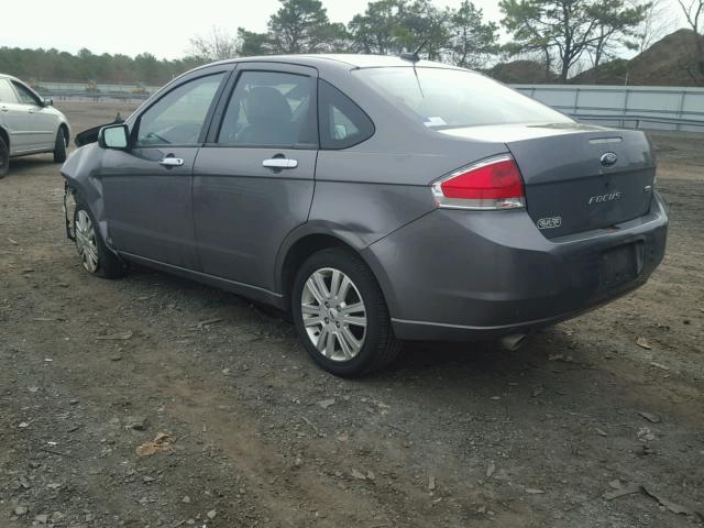 1FAHP37NX9W245468 - 2009 FORD FOCUS SEL GRAY photo 4