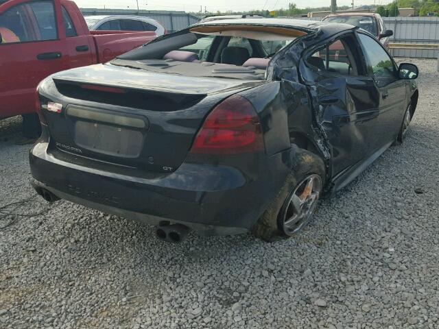 2G2WS522441109575 - 2004 PONTIAC GRAND PRIX BLACK photo 4