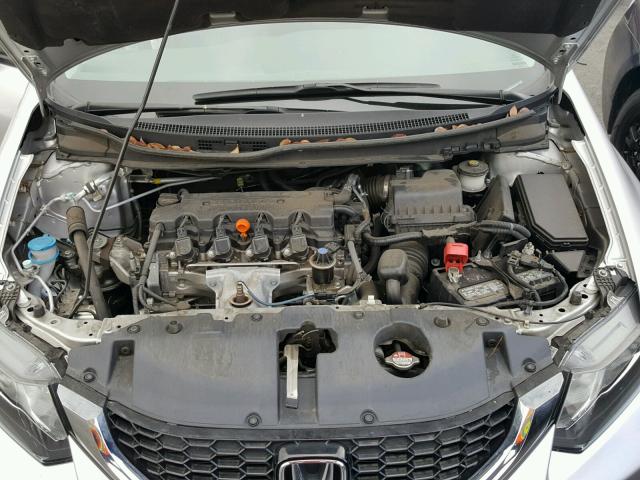 19XFB2F93FE206936 - 2015 HONDA CIVIC EXL SILVER photo 7