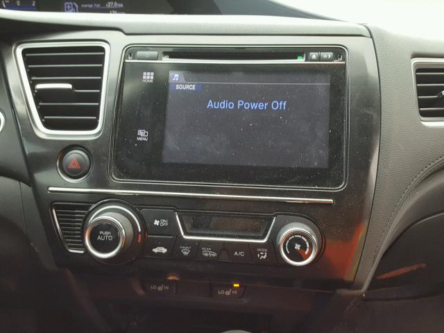 19XFB2F93FE206936 - 2015 HONDA CIVIC EXL SILVER photo 9