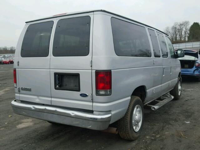 1FBNE31L76HA25462 - 2006 FORD ECONOLINE SILVER photo 4