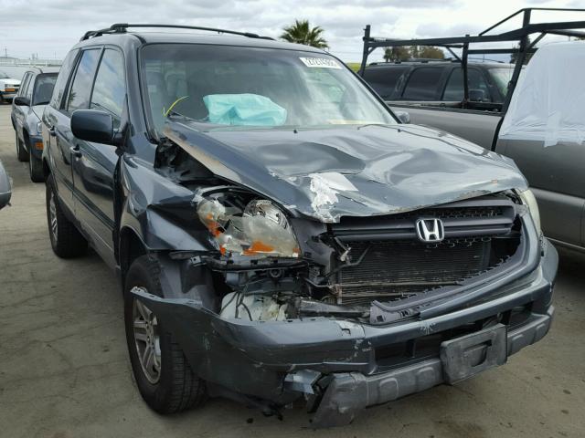 2HKYF18683H575843 - 2003 HONDA PILOT EXL GRAY photo 1