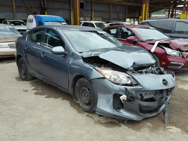 JM1BL1TF5D1730654 - 2013 MAZDA 3 I GRAY photo 1