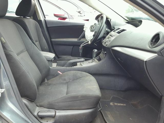 JM1BL1TF5D1730654 - 2013 MAZDA 3 I GRAY photo 5