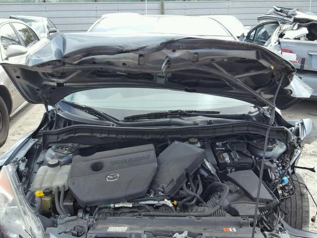 JM1BL1TF5D1730654 - 2013 MAZDA 3 I GRAY photo 7