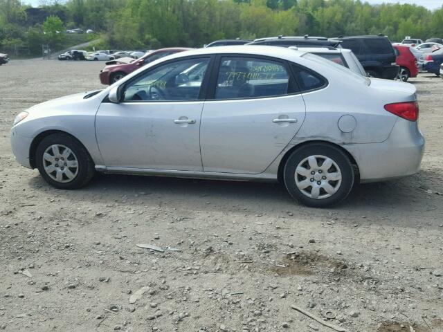 KMHDU46D88U383337 - 2008 HYUNDAI ELANTRA GL SILVER photo 9