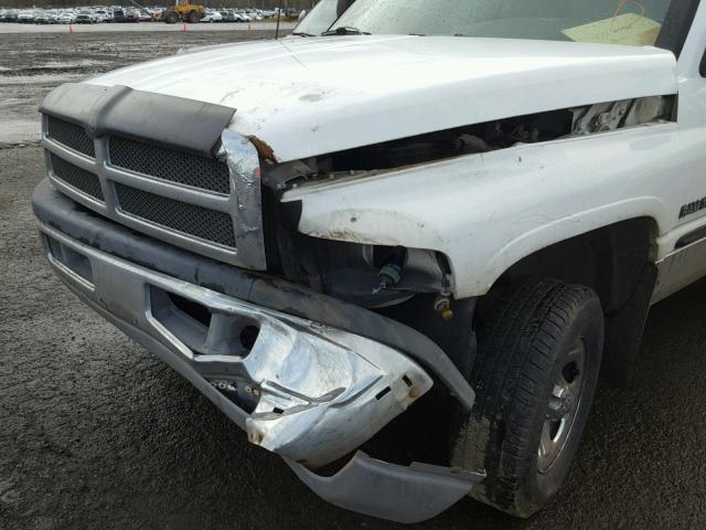 1B7HF13Z3WJ110478 - 1998 DODGE RAM 1500 WHITE photo 9