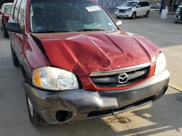 4F2YZ04103KM13864 - 2003 MAZDA TRIBUTE LX RED photo 9