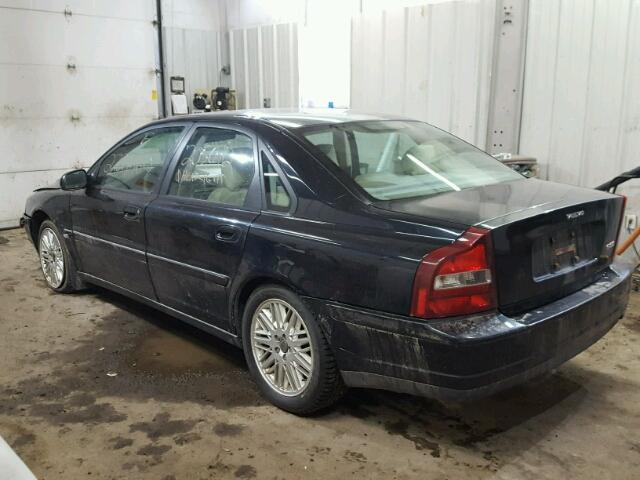 YV1TS92D831304102 - 2003 VOLVO S80 BLACK photo 3