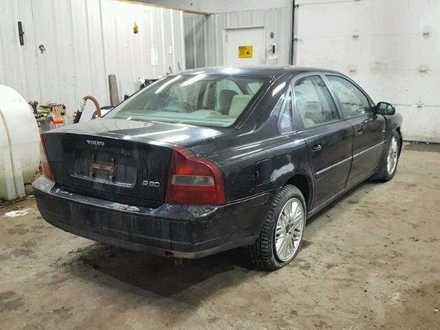 YV1TS92D831304102 - 2003 VOLVO S80 BLACK photo 4