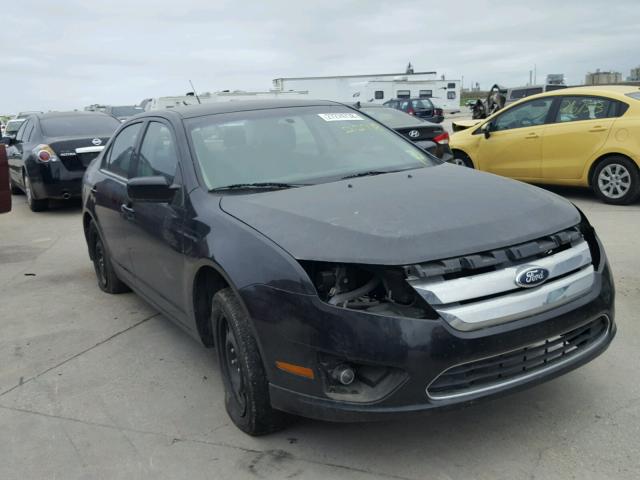 3FAHP0HA3CR380540 - 2012 FORD FUSION SE BLACK photo 1